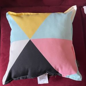 NW ALLEN & ROTH GEOMETRY DESIGN SQUARE PILLOW 16x16